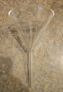 Pyrex 60 Degree Glass Funnel Lab Laboratory