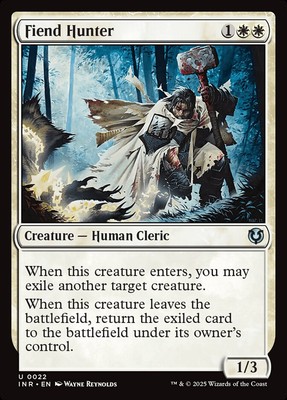 MTG Magic the Gathering Fiend Hunter (22/612) Innistrad Remastered LP