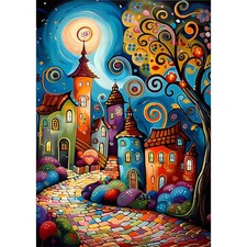 Landscape Diamond Art, 5D Fantasy Diamond Painting Kits for Adults 30x40 cm New