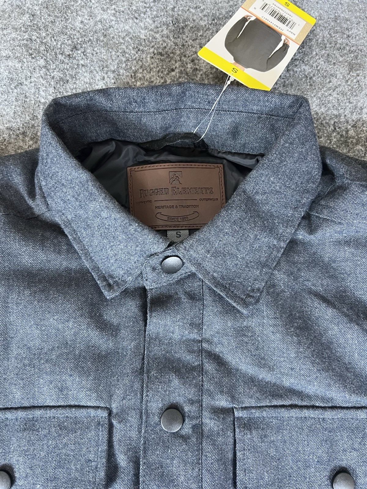 Rugged Elements Utility Jacket Men’s Small Gray N… - image 10