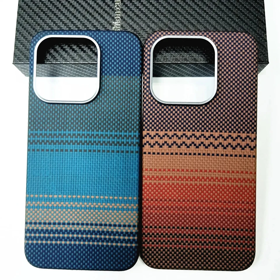 Genuine Aramid Fiber Magsafe Case For OnePlus 15 Sunset Moonrise Hard Thin Cover - Image 3 of 4