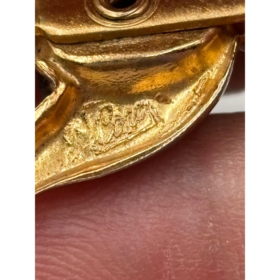 Набор из 3 1940-х CORO синий пегас ласточка птица желе бобы стразы - Изображение 3 из 4