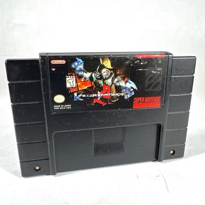 Super Nintendo SNES Killer Instinct Game Cartridge 1992 Authentic Tested Works