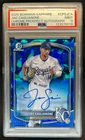 2025 Bowman Sapphire Jac Caglianone Chrome Prospect Auto #1/199 Royals PSA 9