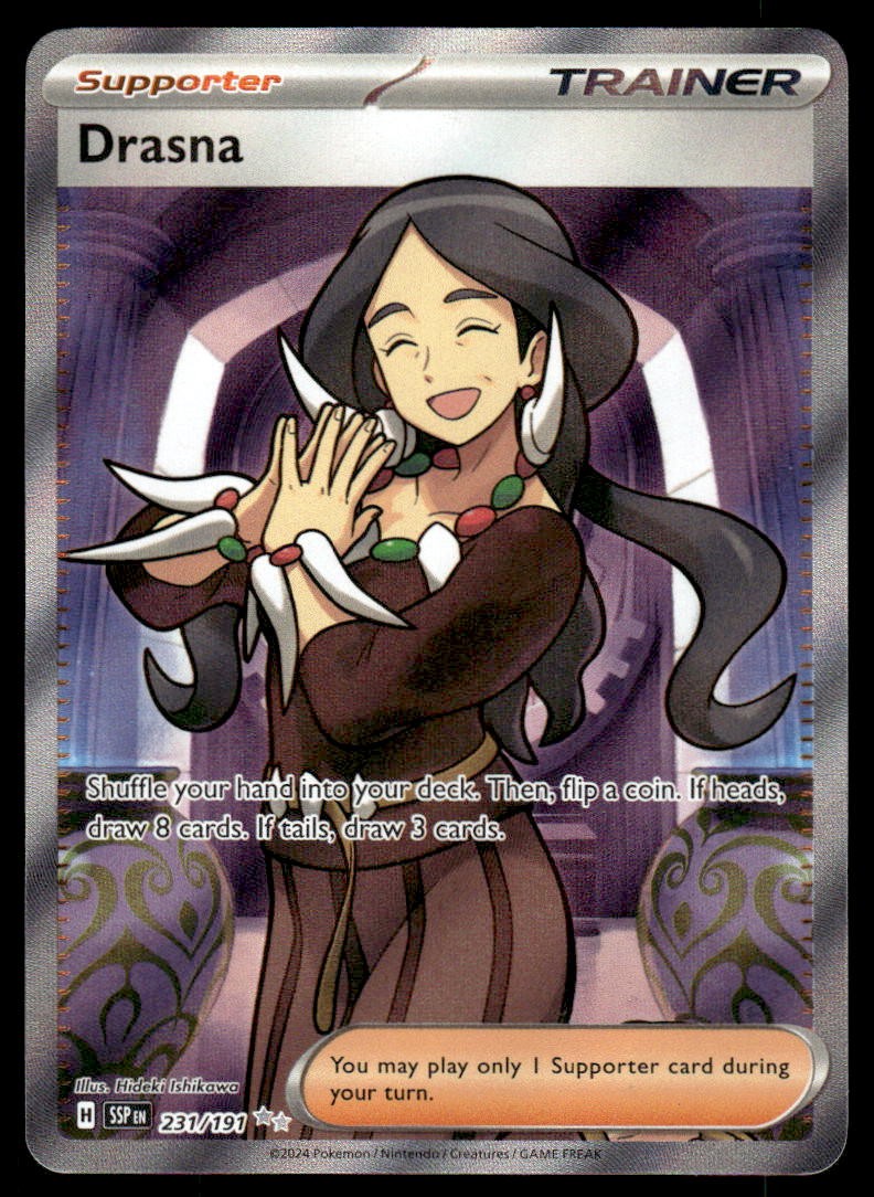 Pokemon TCG Surging Sparks #231/191 Drasna NM