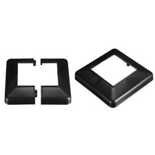 2pcs Post Skirt 100x100mm/3.94x3.94" Split Style Post Base Cover Trim Skirt