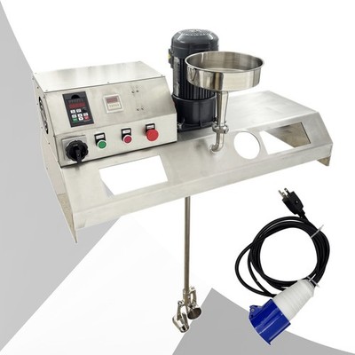 110V 1HP 1000L Heavy Duty Low Speed IBC Tote Mixer 0-180rpm Min 5.9''