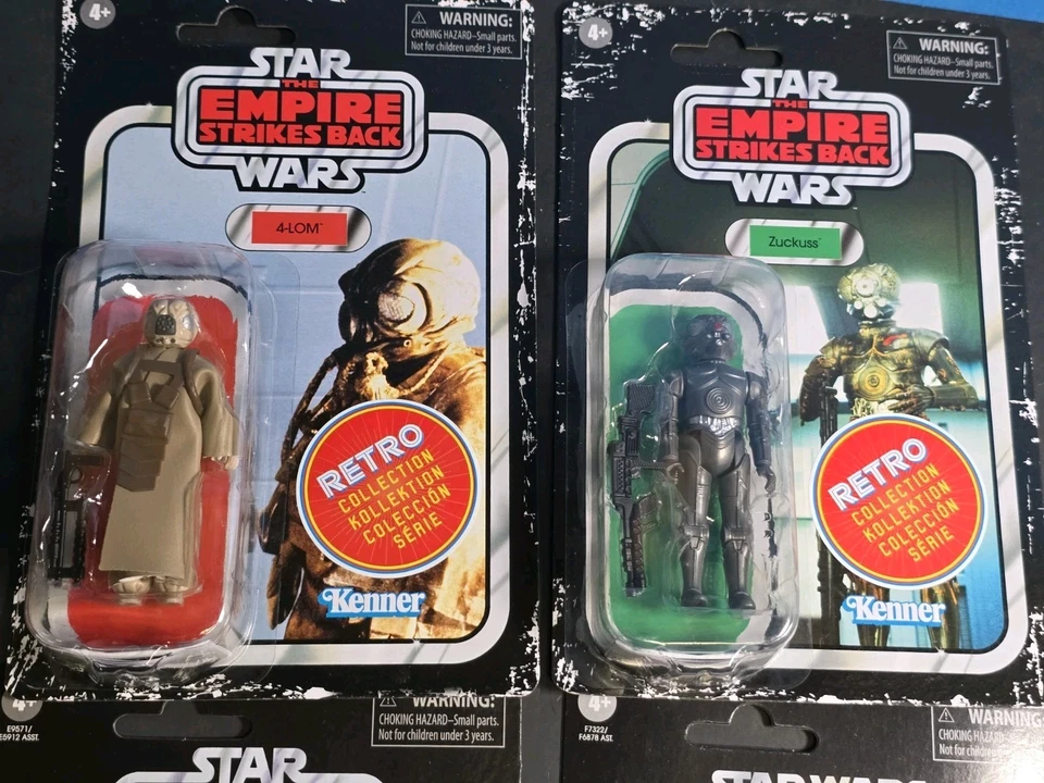 Lote Star Wars 3.75 Retro Serie Negra - Bispen Luke, R5-D4, Zuckuss, 4-Lom Foto 4 de 4