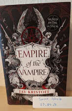 Empire of the Vampire von Jay Kristoff , signiert, Erstausgabe, englisch