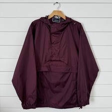 Vintage 90s Holloway Maroon 3/4 Zip Windbreaker Anorak Jacket Medium
