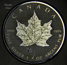 Canada 2011 Proof 1 oz Silver Maple Leaf F15  Privy Mark