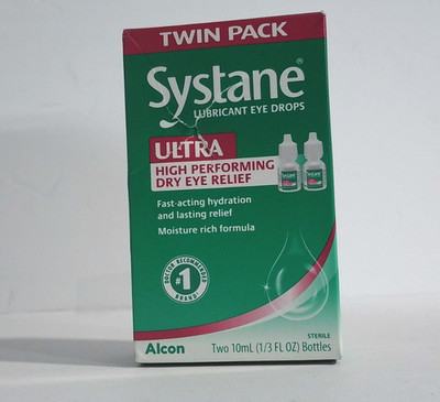 SYSTANE ULTRA Alcon Lubricant Sterile Eye Drops 2-10mL Bottles 01/28