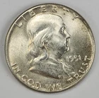 1951 Franklin Half Dollar - Silver - AU - Almost Uncirculated