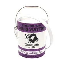 Louis Vuitton Paint Can Handbag Women Purple One Size