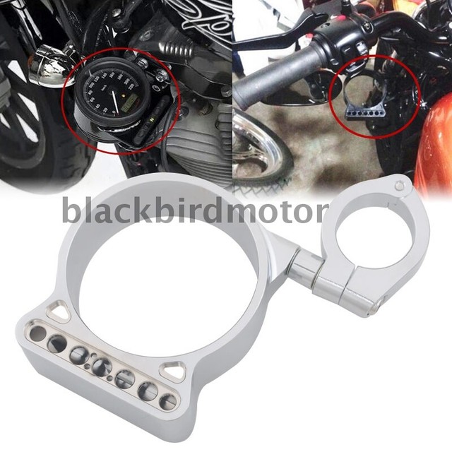 Side Mount Speedo Relocation Bracket 39mm/16" For Harley Sportster