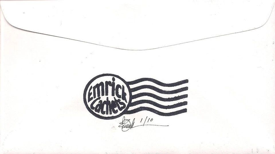 #4494 Reagan Forever FDC-Painted CVN-76 &plane- Emrick Cachets- AFDCS Chap 56 Foto 2 de 2