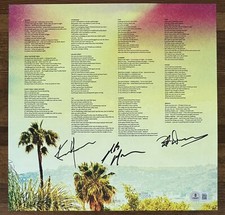 Dogstar Keanu Reeves SIGNED Photo Insert & Vinyl LP BAS Beckett COA Autographed