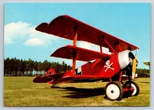Airplane Postcard Fokker Dreidecker German WW1 Triplane Fighter Red Baron HQ3