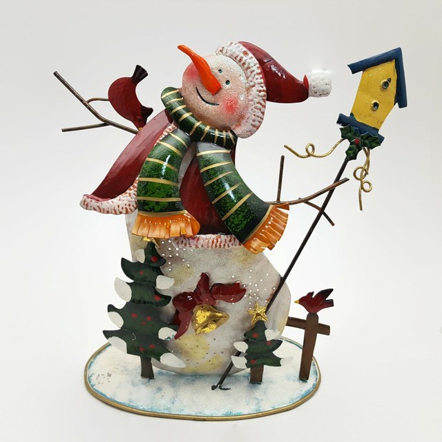 Villeroy & Boch Snowman Holiday Christmas Votive Tea Light Holder eBay