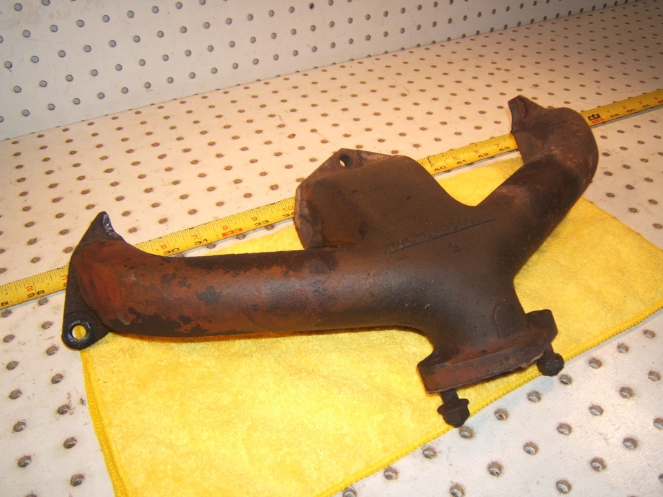 Volvo 1966 122S 4 cilindros escape motor VOLVO puerto único OE 1 colector, 418405 K, T2 Foto 4 de 4