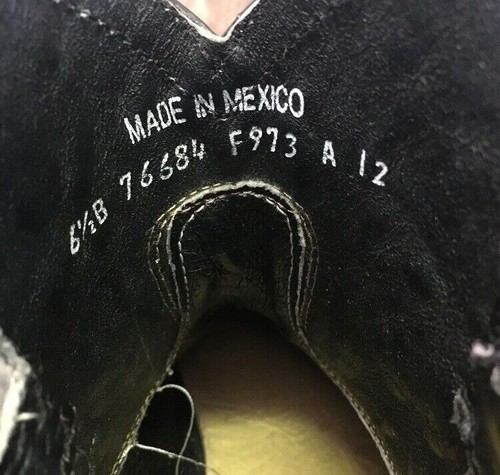 Stivaletti da cowboy Frye 76684 Wyatt neri con borchie donna 6,5 B - Foto 4 di 12