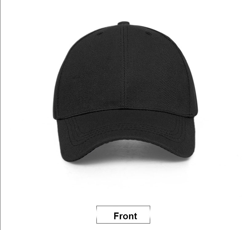 Cotton Baseball Cap Men Women Hat Solid Plain Washed Breathable