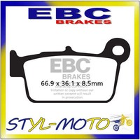 Fa367/2Tt BeläGe Sinter Hinten EBC Beta RR 450 Enduro 2005-2012