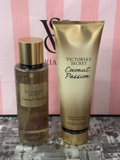 Set of POPULAR Victoria's Secret COCONUT PASSION Body mist Perfume  Lotion   