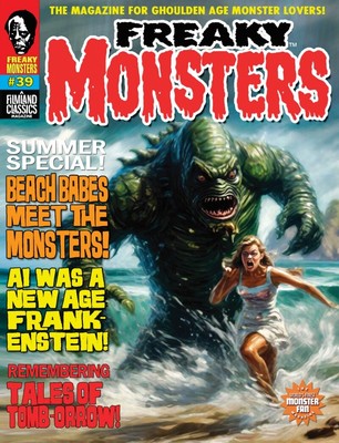FREAKY MONSTERS 39A. New! Like the 1960s Famous Monsters only better! FREE SHIP!