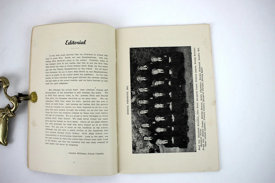 AD ALTIORA The Magazine of The North Sydney Australia Girls High School 1951 - Image 3 of 4