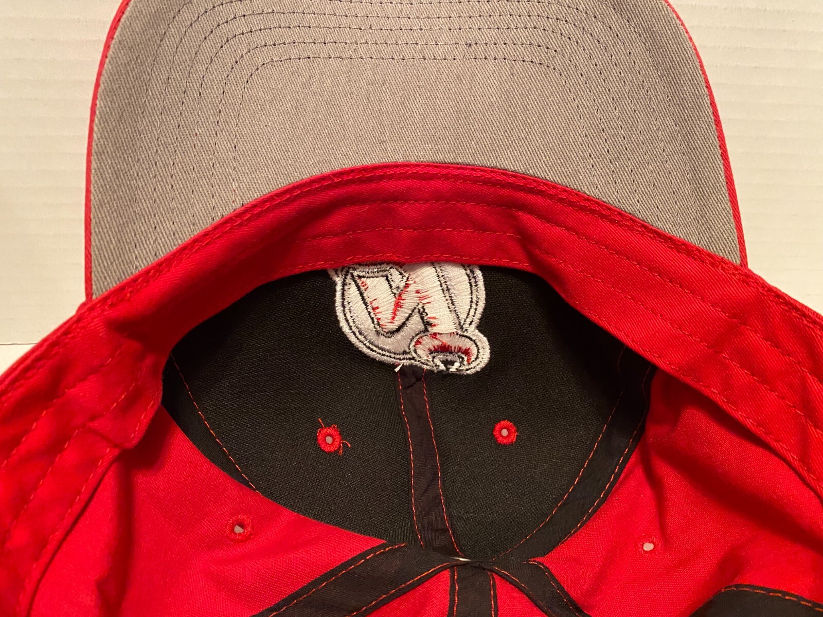 New Jersey Devils Red Adjustable Hat Embroidered … - image 13