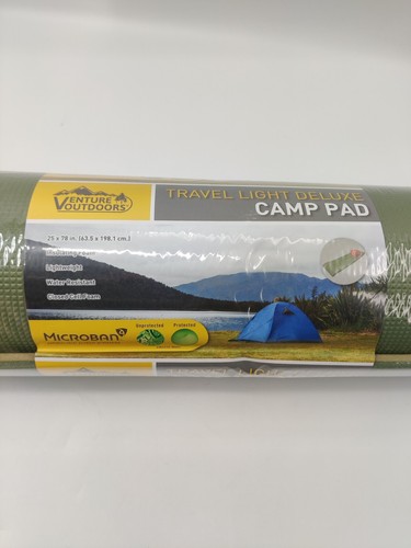 Venture Outdoors 20" X 72" Tappetino da Campeggio Leggero da Viaggio con Protezione Microban 7oz - Foto 2 di 7