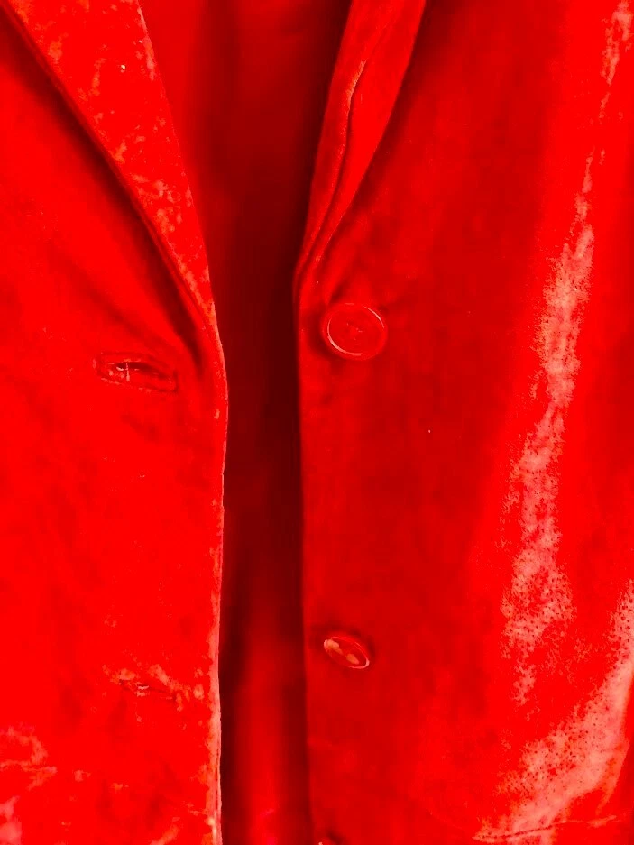 Relativity Women's Suede Button-Up Jacket - Red Size 1X - Image 2 of 4