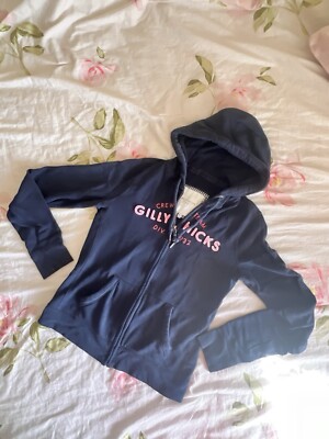 GILLY HICKS パーカー Women's Gilly Hicks Scalloped Hem Zip-Up Hoodie Sweater | Women's