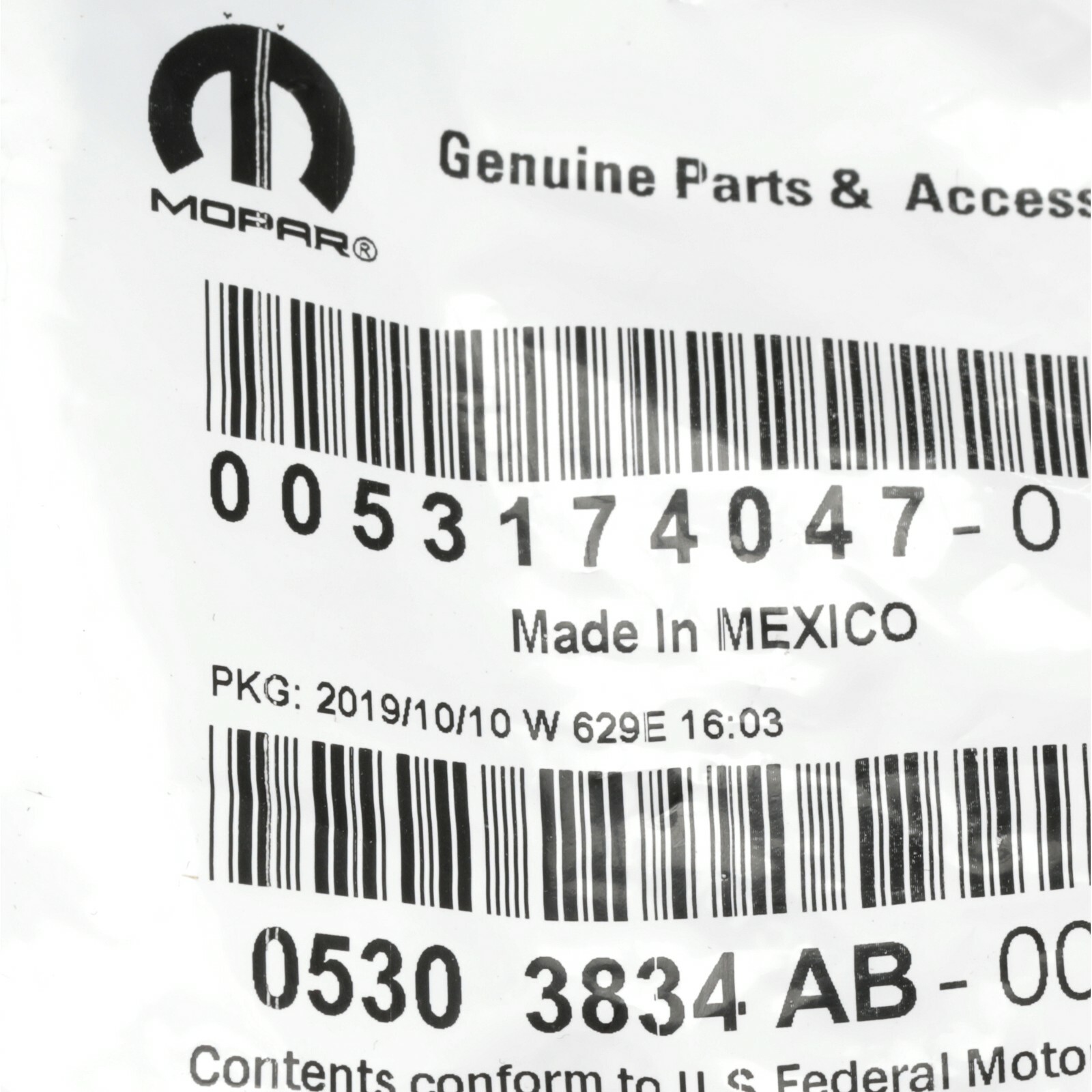 20082017 Jeep Patriot Windshield Washer Nozzle Sprayer OEM NEW MOPAR