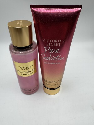 Victoria's Secret Pure Seduction Shimmer Bundle Fragrance Mist and Lotion Set