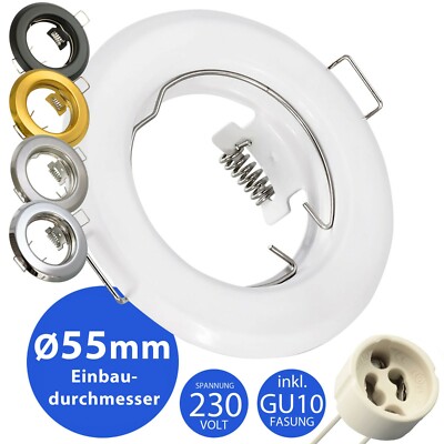 LED Einbaustrahler Rahmen Deckenleuchte Einbauleuchte Spot GU10 Einbauspot 803