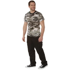Rothco Moisture Wicking Pocket T-Shirt - City Camo - Size L