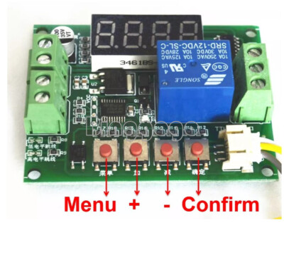 Multifunction Digital Time Delay Relay Trigger Cycle Timer Smart Switch Board