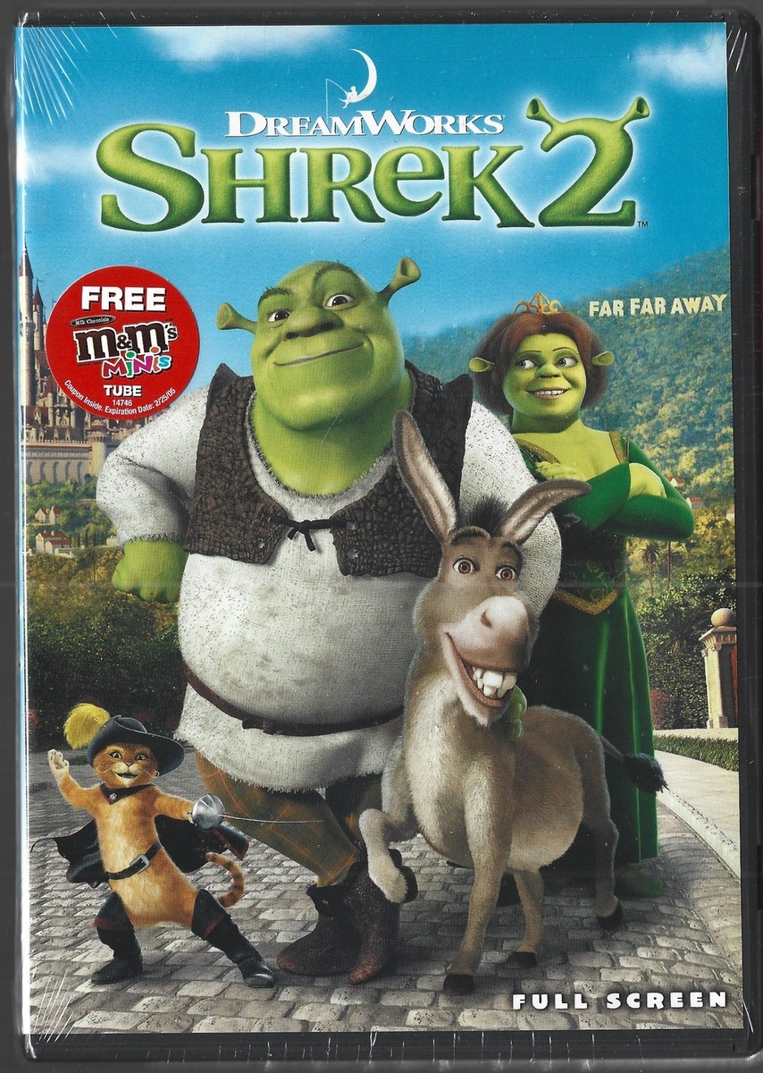 Shrek 2 DreamWorks DVD Full Frame 2004 NEW Factory Sealed with