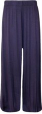 New Plus Size Womens Plain Palazzo Wide Leg Flared Ladies Trousers Pants 8-26