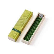Kousaido Hyakurakukou Green Tea 40 sticks Japanese incense senkou from japan