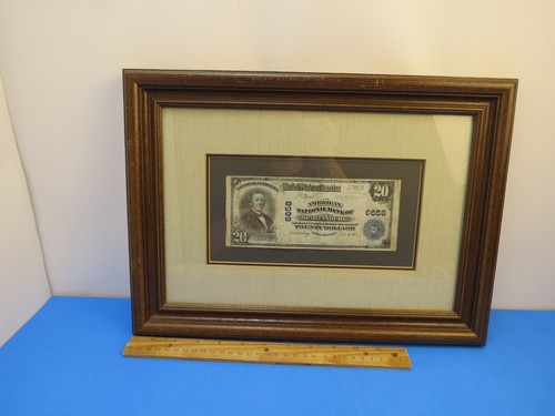 Series 1902 Spartanburg SC McCulloch $20 Bill Note Paper Currency Blue Seal - Picture 12 of 14