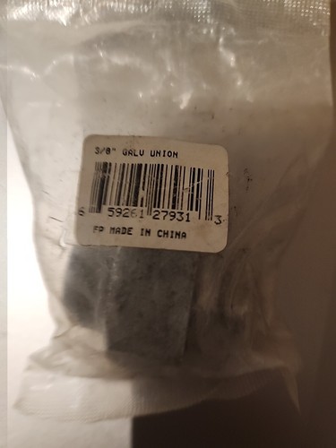 Threaded ~ Union 150 # Malleable Iron Galvanized Pipe Fitting 3/8" NPT