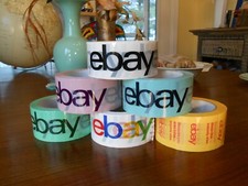 eBay tape 1 roll 75 yards packaging sealing box 2" wide new