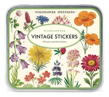 Cavallini & Co. Wildflowers Vintage Sticker Set, Assorted