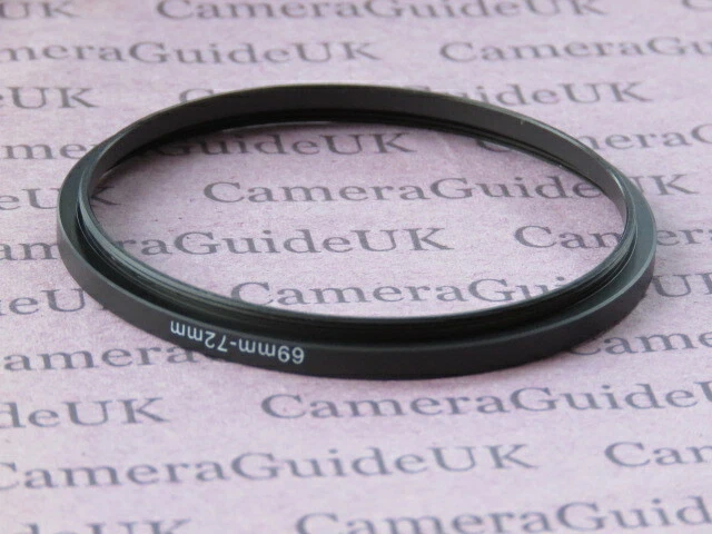 69mm to 72mm Male-Female Stepping Step Up Filter Ring Adapter 69mm-72mm - Image 2 of 2