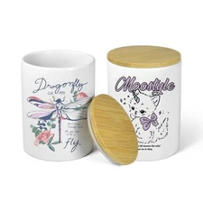 USA Warehouse RTS sublimation blanks 15oz white ceramic candle jar holders 36pcs