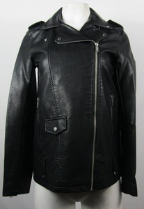 zara basic outerwear leather jacket