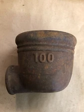 Vintage Cast Iron 100 Well Water Conductor Diverter Cup Windmill Pump